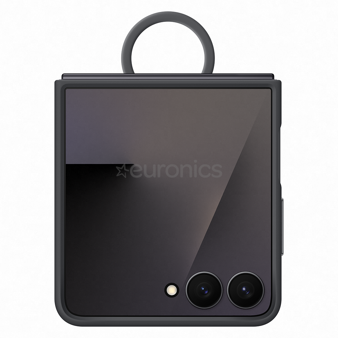 Samsung Silicone case, Galaxy Flip7, must - Silikoonümbris