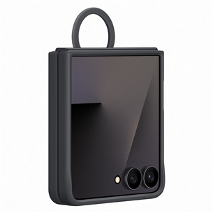 Samsung Silicone case, Galaxy Flip7, must - Silikoonümbris