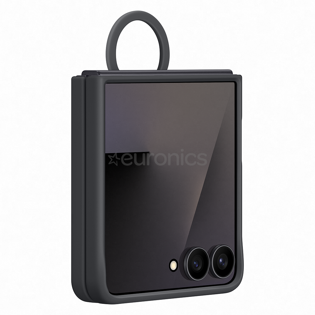 Samsung Silicone case, Galaxy Flip7, must - Silikoonümbris