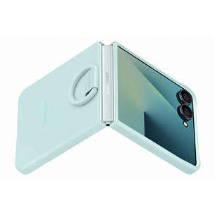Samsung Silicone case, Galaxy Flip7, roheline - Silikoonümbris