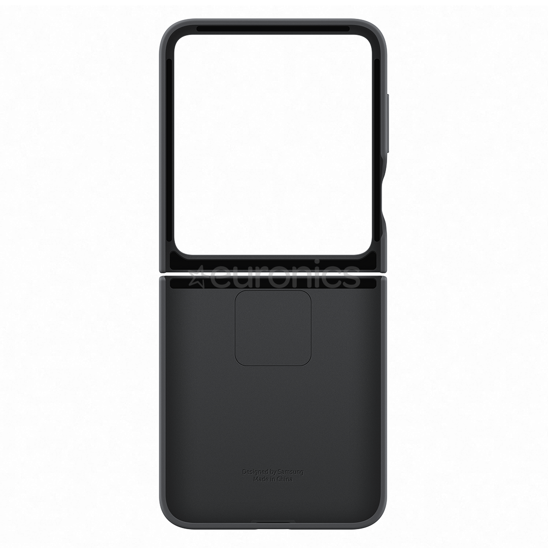 Samsung Silicone case, Galaxy Flip7 FE, must - Silikoonümbris