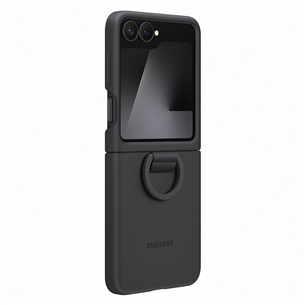 Samsung Silicone case, Galaxy Flip7 FE, must - Silikoonümbris