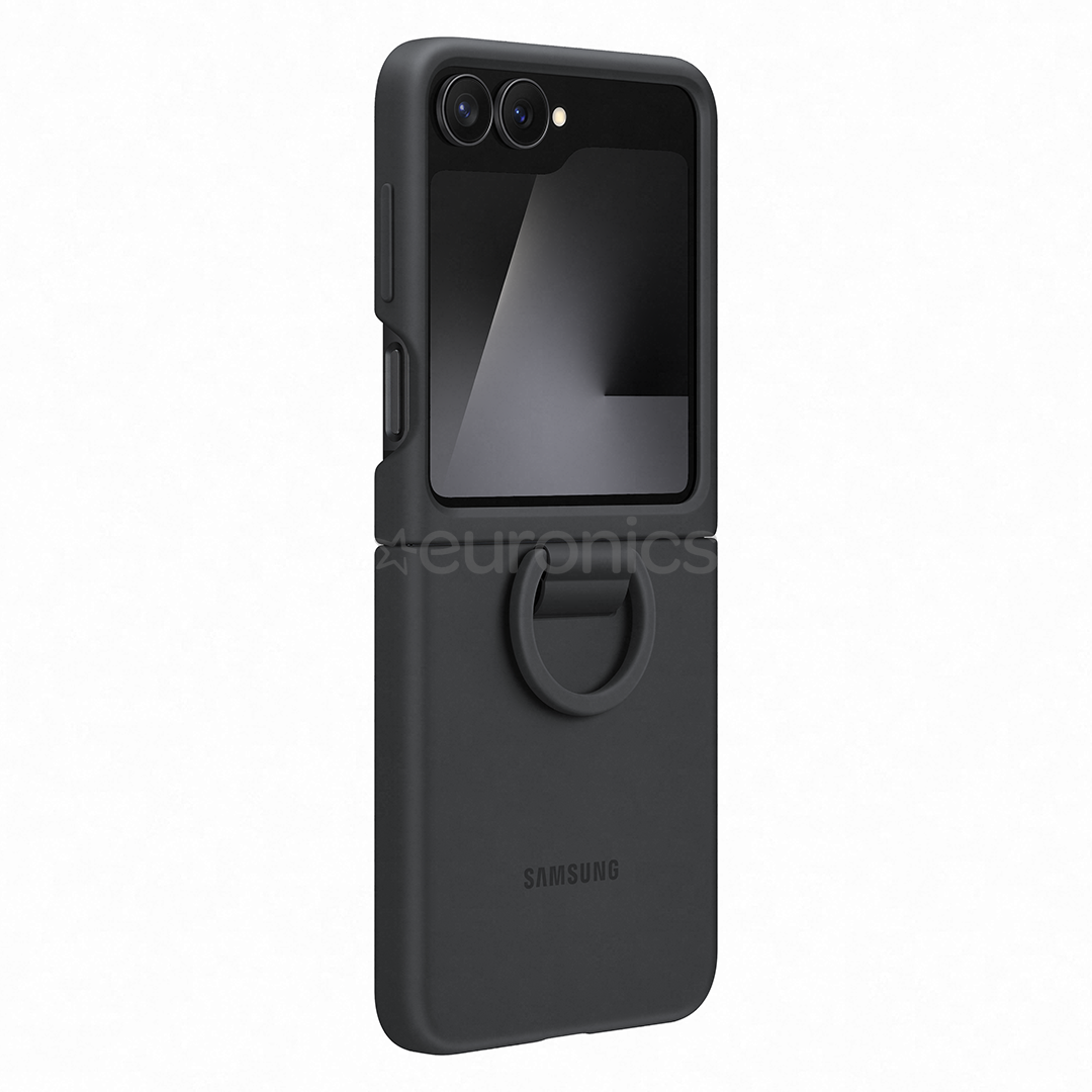 Samsung Silicone case, Galaxy Flip7 FE, must - Silikoonümbris