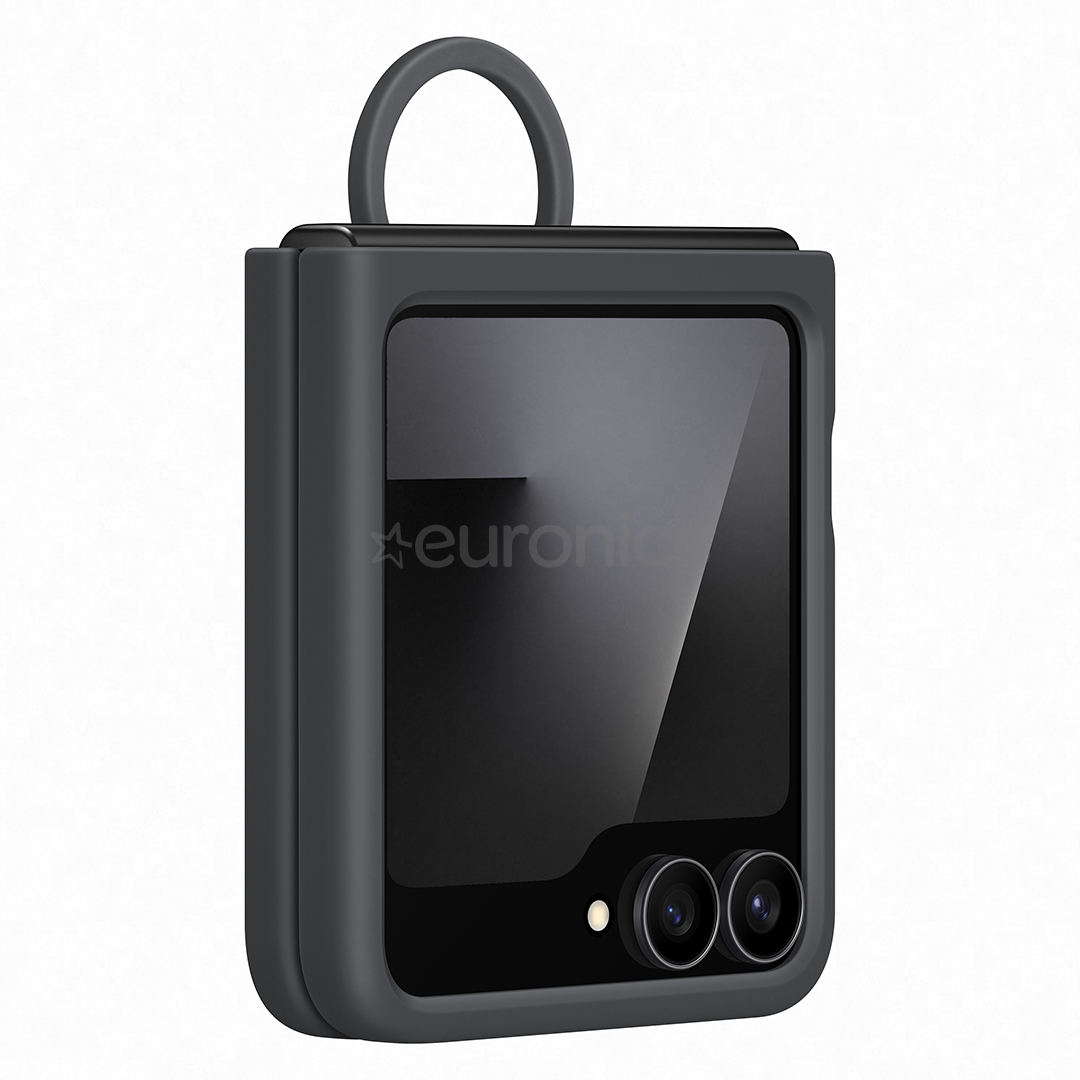 Samsung Silicone case, Galaxy Flip7 FE, must - Silikoonümbris