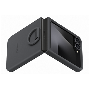 Samsung Silicone case, Galaxy Flip7 FE, must - Silikoonümbris