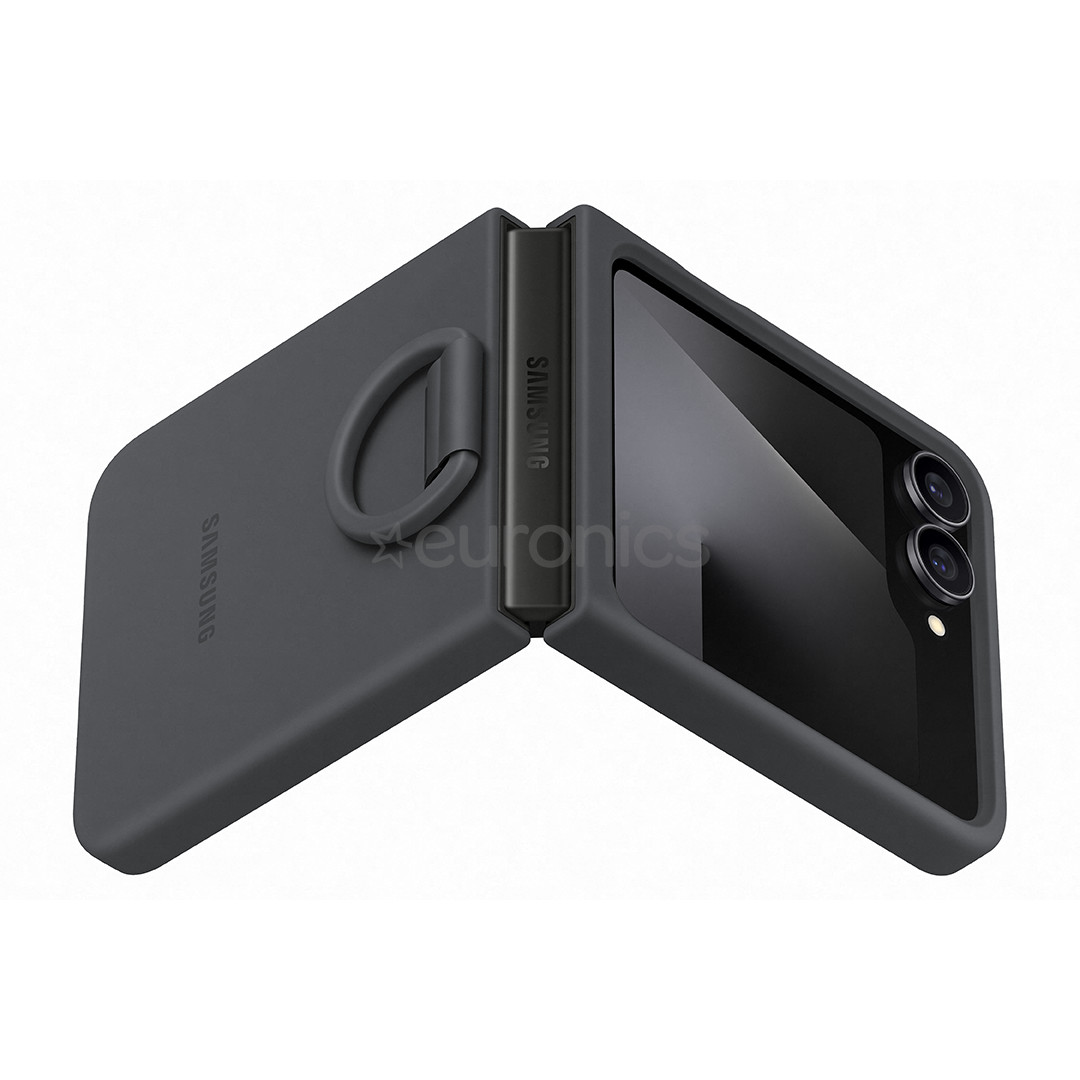 Samsung Silicone case, Galaxy Flip7 FE, black - Case