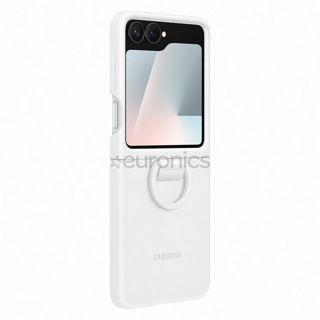Samsung Silicone case, Galaxy Flip7 FE, valge - Silikoonümbris