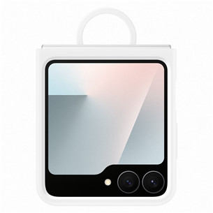 Samsung Silicone case, Galaxy Flip7 FE, valge - Silikoonümbris