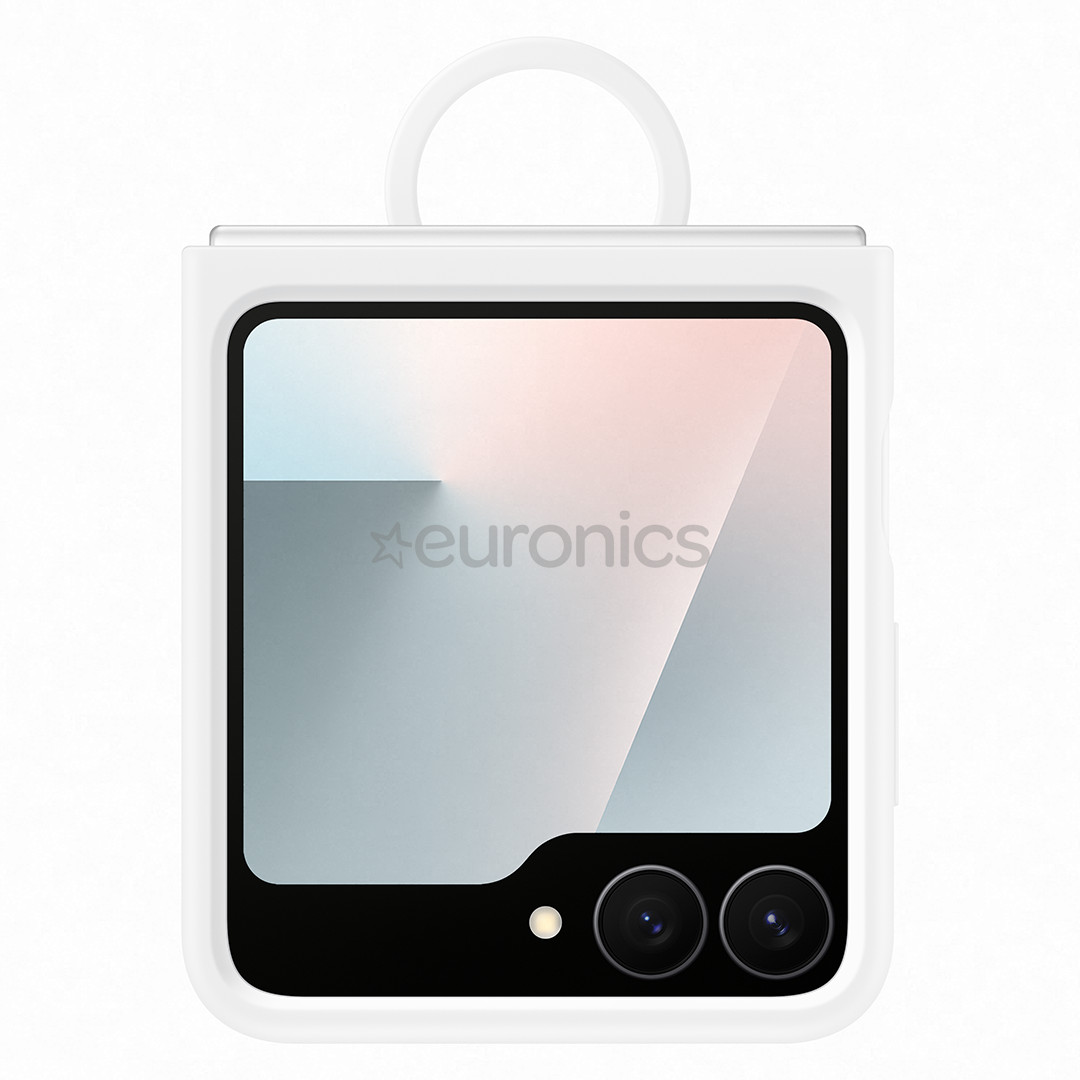 Samsung Silicone case, Galaxy Flip7 FE, valge - Silikoonümbris