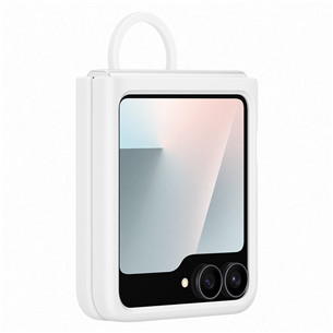Samsung Silicone case, Galaxy Flip7 FE, valge - Silikoonümbris