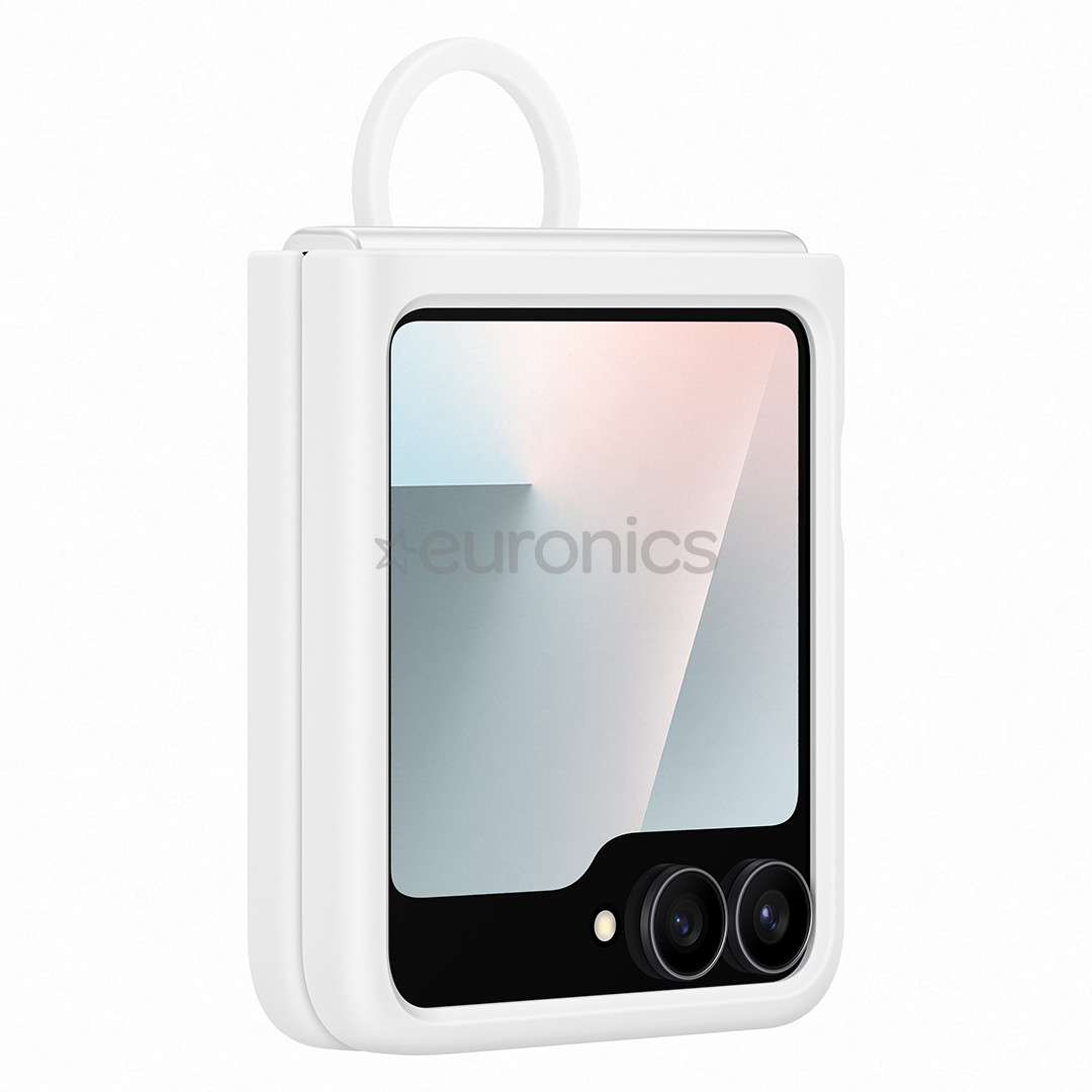 Samsung Silicone case, Galaxy Flip7 FE, valge - Silikoonümbris