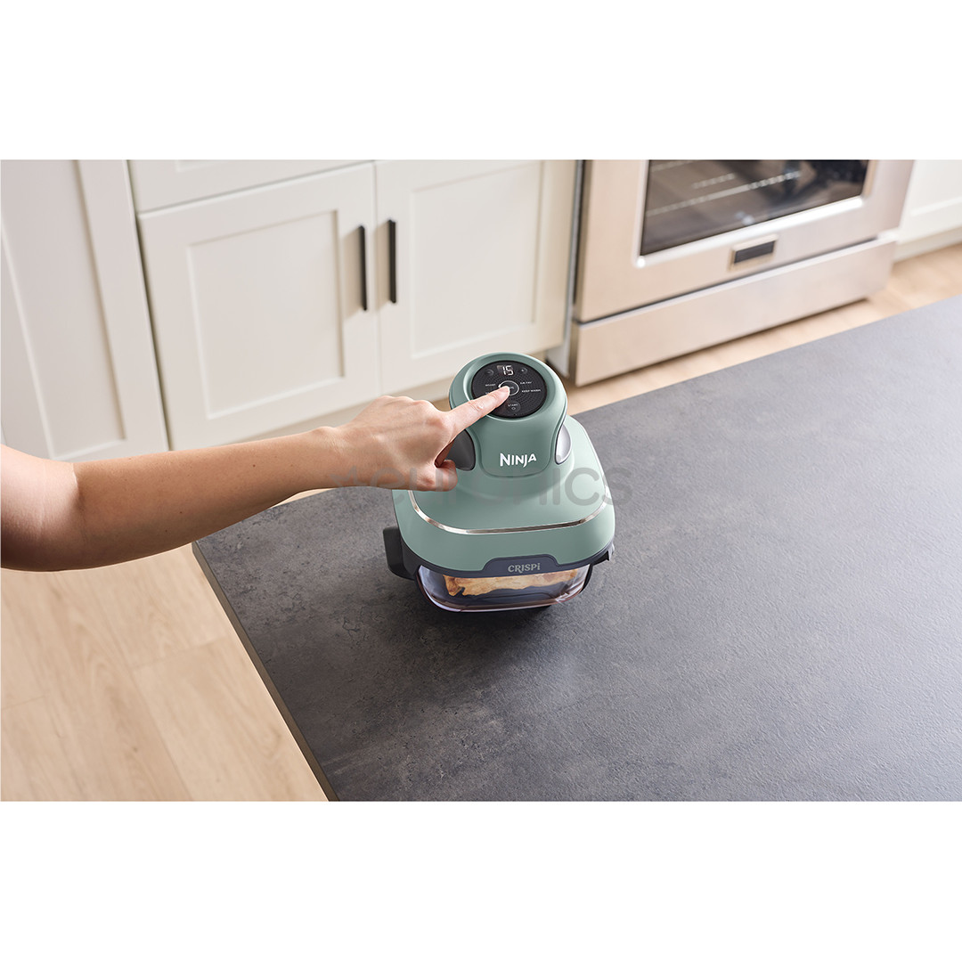 Ninja CRISPi 4-ühes, 1700 W, 3.8 L, roheline - Kaasaskantav kuumaõhufritüür