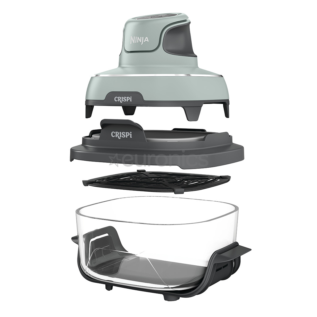 Ninja CRISPi 4-ühes, 1700 W, 3.8 L, roheline - Kaasaskantav kuumaõhufritüür