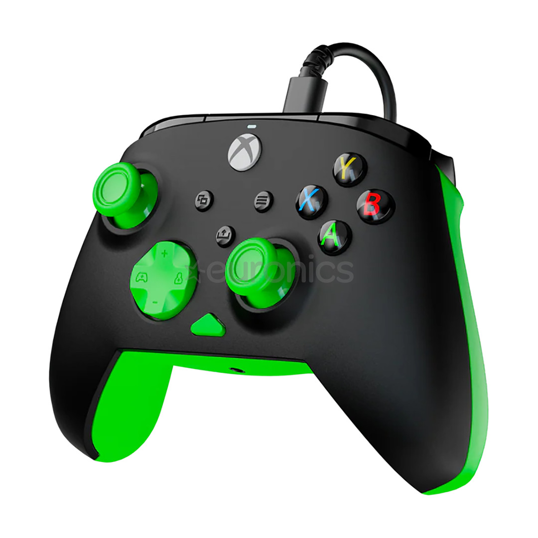 Turtle Beach Rematch Core, Xbox, must/roheline - Juhtpult