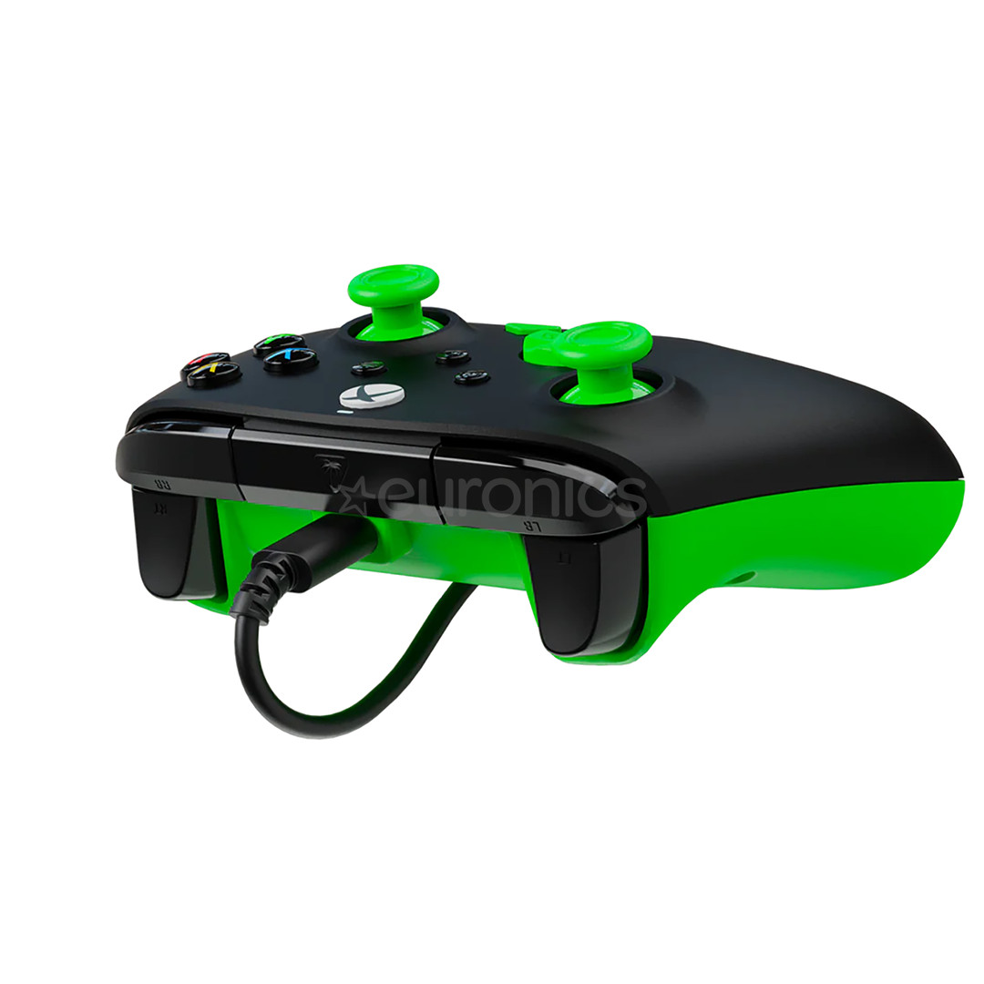 Turtle Beach Rematch Core, Xbox, must/roheline - Juhtpult