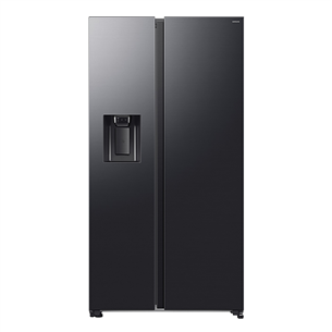 Samsung Bespoke AI, NoFrost, 640 л, высота 179 см, черный - SBS-холодильник RS70F65KEFEO