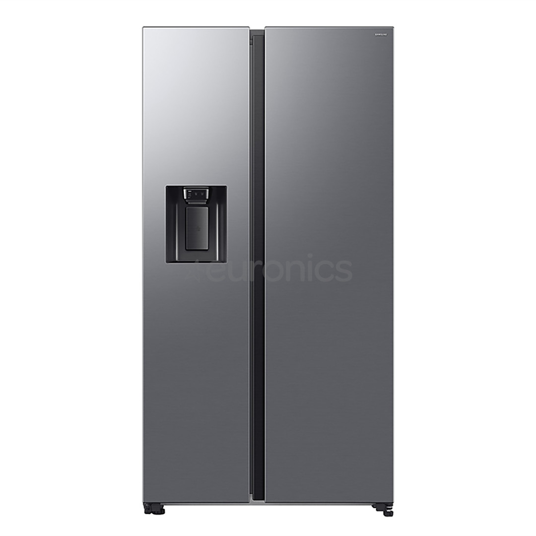 Samsung Bespoke AI, NoFrost, 640 L, height 179 cm, silver - SBS-refrigerator RS70F65KETEO