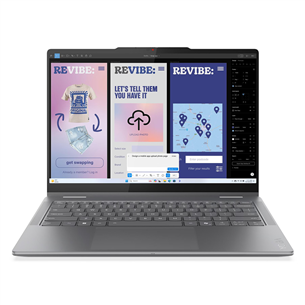 Lenovo Yoga 7 2-in-1 14ILL10, 14'', OLED, WQXGA, Ultra 5, 16 ГБ, 512 ГБ, ENG, серый - Ноутбук 83JQ0003NT