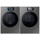 Samsung, 9 kg + 9 kg, dark silver - Washing machine + Clothes Dryer
