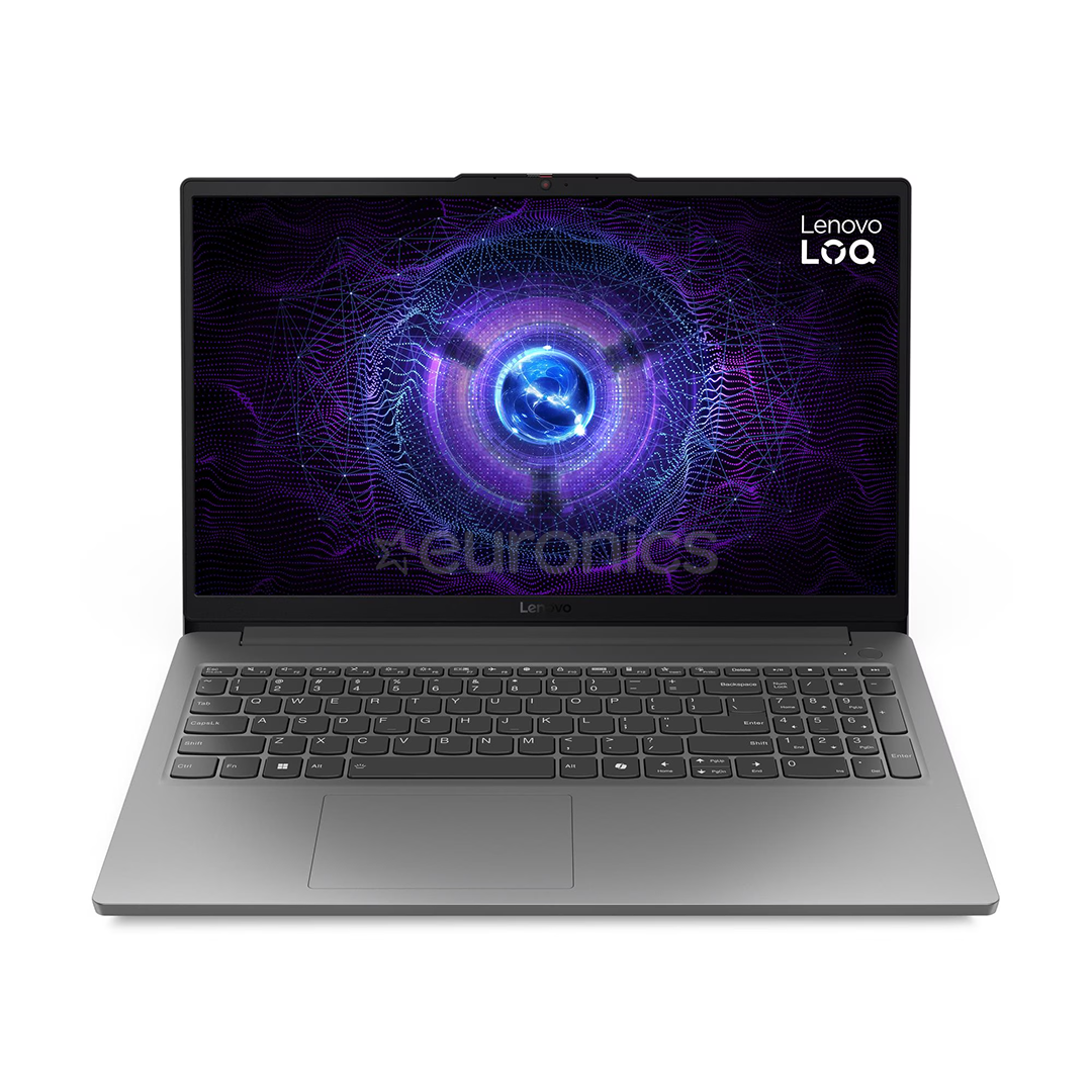 Lenovo LOQ 15IAX9E, 15,6'', 144 Hz, i5, 12 GB, 512 GB, RTX 3050, luna grey - Notebook