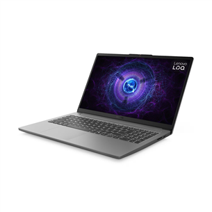 Lenovo LOQ 15IAX9E, 15,6'', 144 Hz, i5, 12 GB, 512 GB, RTX 3050, luna grey - Notebook