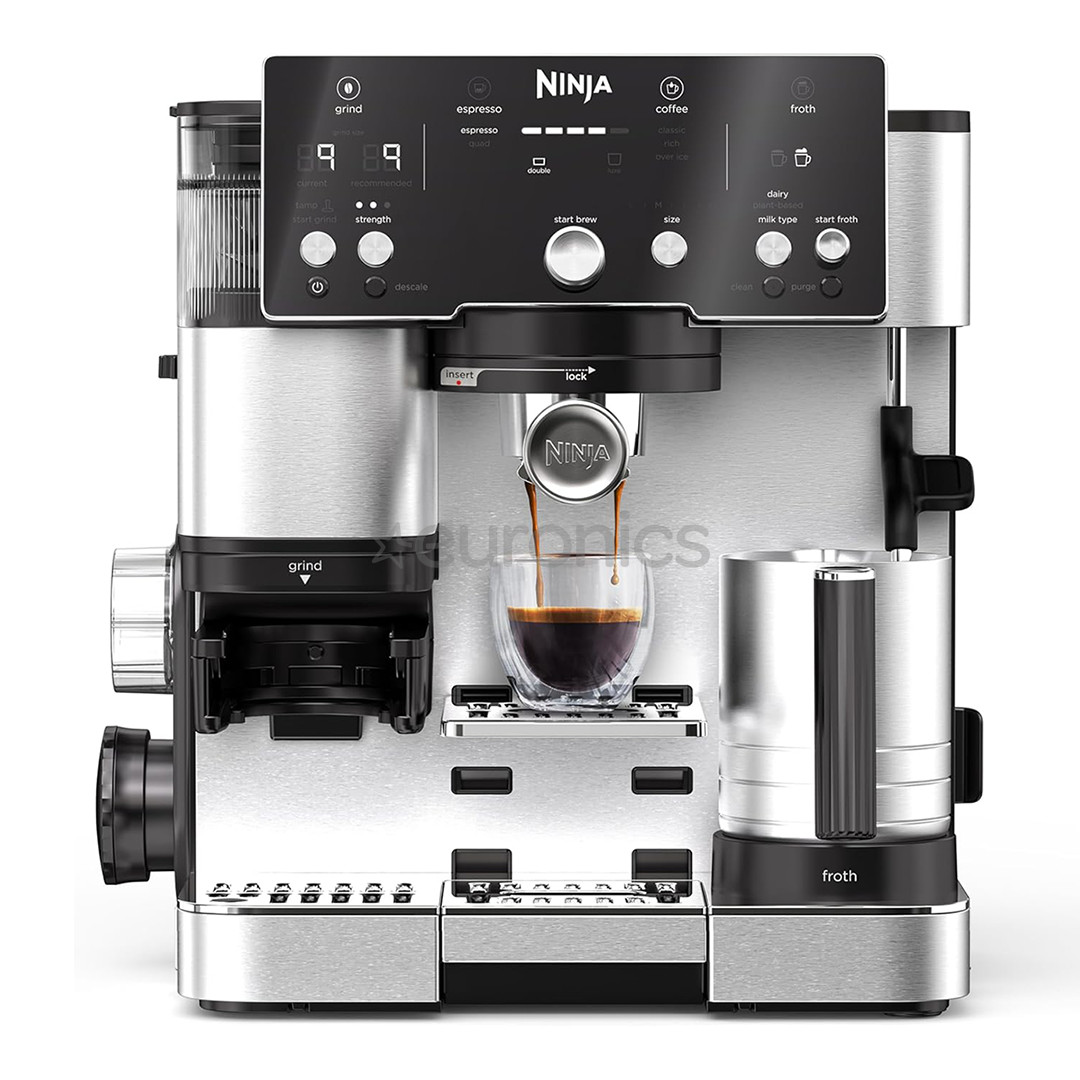 Ninja Luxe Café Essential, must/roostevaba teras - Espressomasin