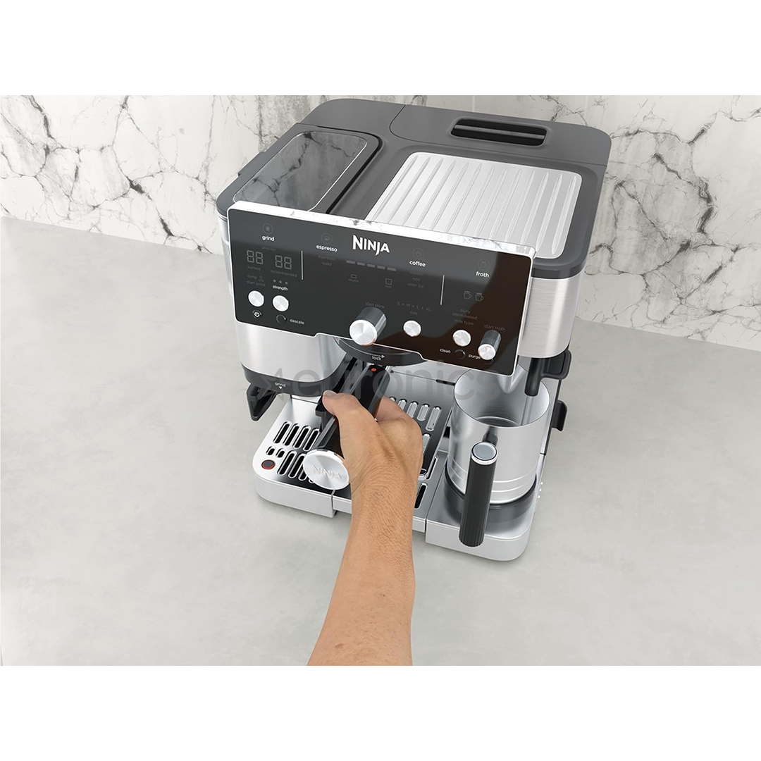 Ninja Luxe Café Essential, black/stainless steel - Espresso machine