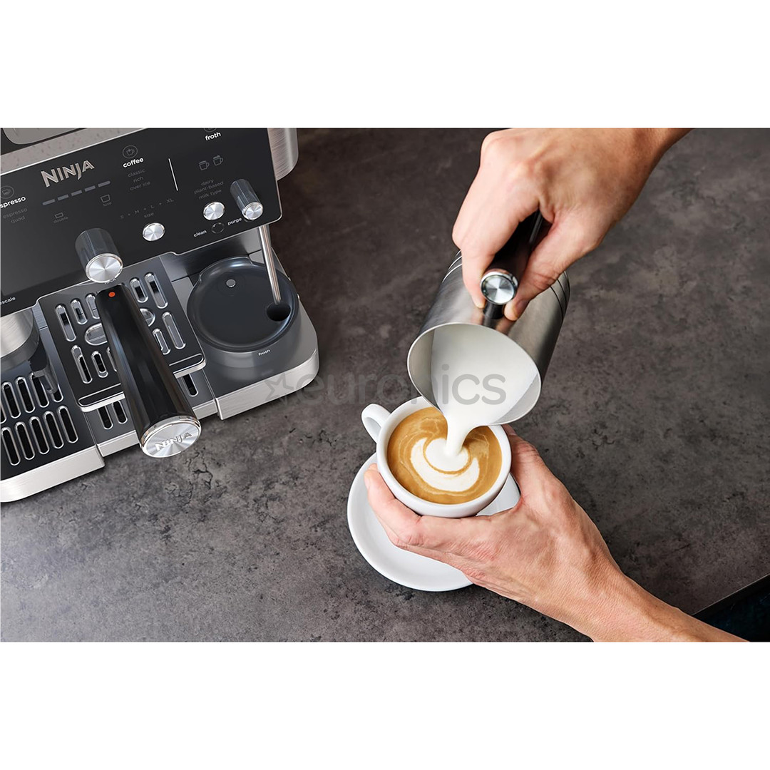 Ninja Luxe Café Essential, must/roostevaba teras - Espressomasin