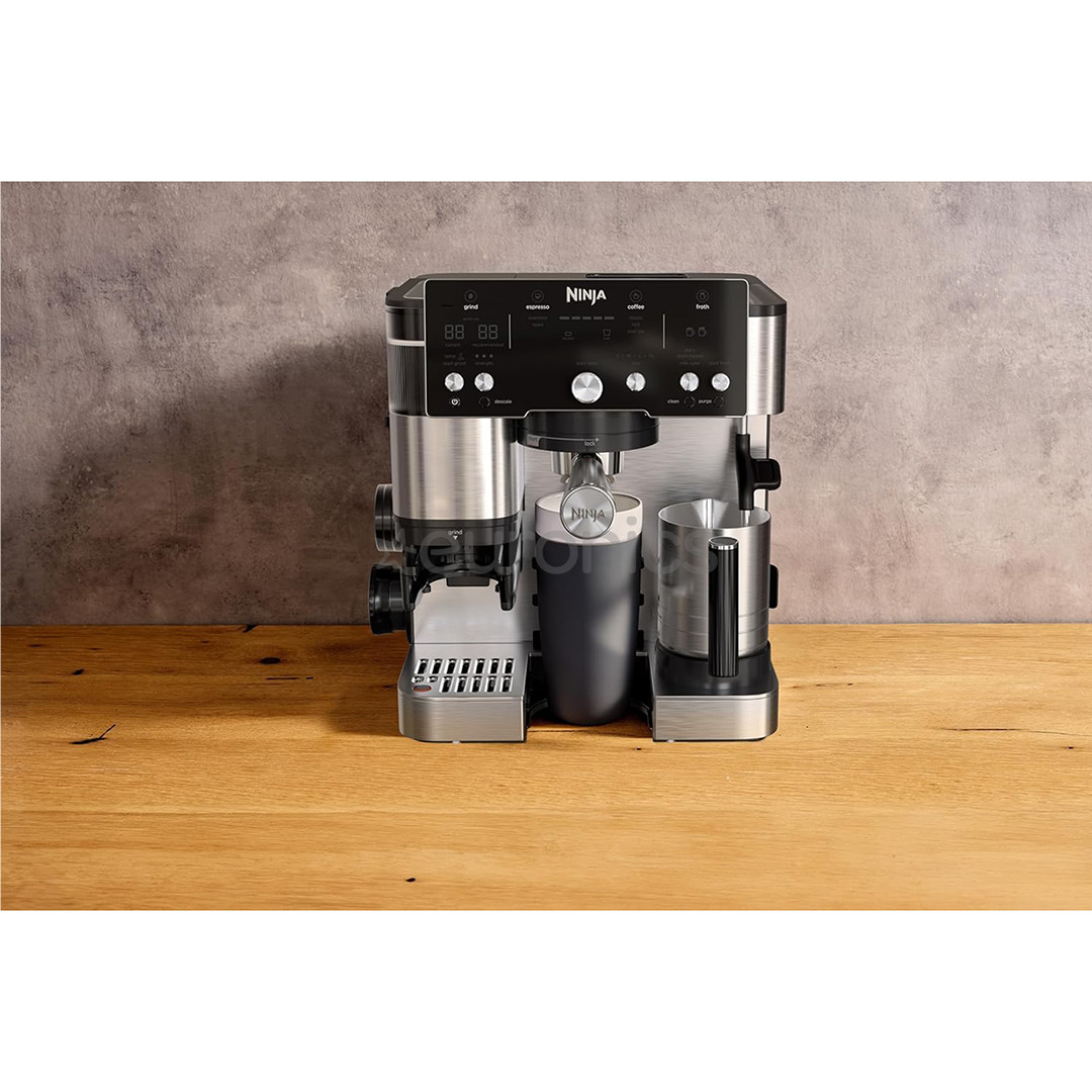 Ninja Luxe Café Essential, must/roostevaba teras - Espressomasin