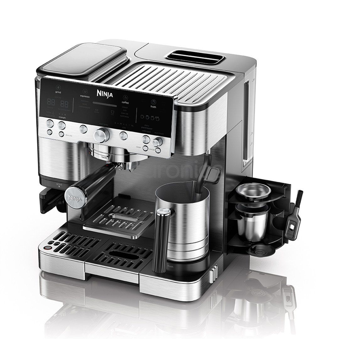 Ninja Luxe Café Premier, must/roostevaba teras - Espressomasin