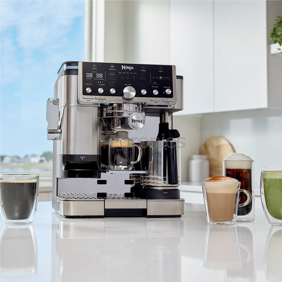 Ninja Luxe Café Pro, black/stainless steel - Espresso machine