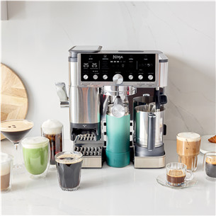 Ninja Luxe Café Pro, must/roostevaba teras - Espressomasin