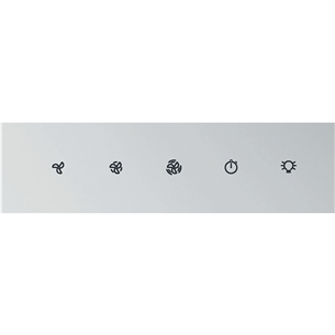 Whirlpool, 650 m³/h, width 60 cm, white - Cooker hood