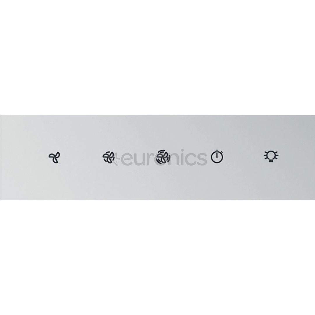Whirlpool, 650 m³/h, width 60 cm, white - Cooker hood