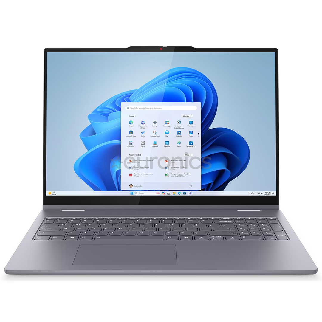 Lenovo IdeaPad 5 2-in-1 16IAL10, 16", WUXGA, Ultra 5, 16 GB, 512 GB, ENG, hall - Sülearvuti