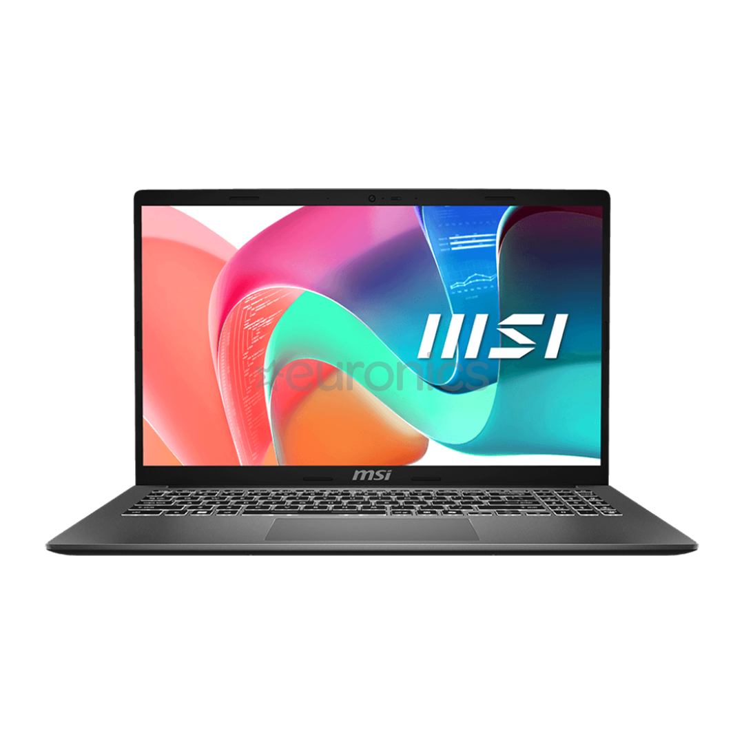 MSI Modern 15 F13M, 15,6'', i3, 16 GB, 512 GB, tumehall - Sülearvuti