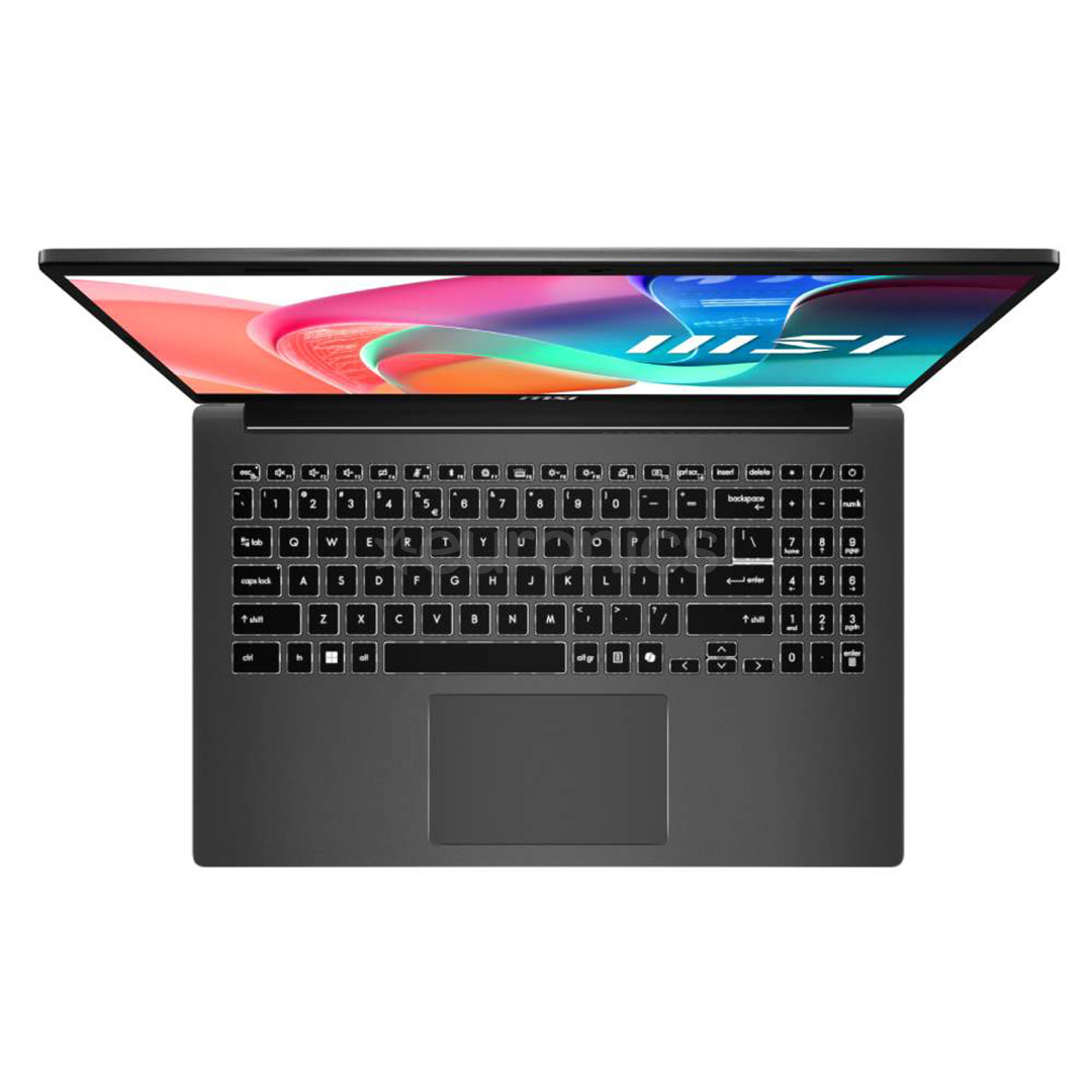 MSI Modern 15 F13M, 15,6'', i3, 16 GB, 512 GB, platinum gray - Notebook