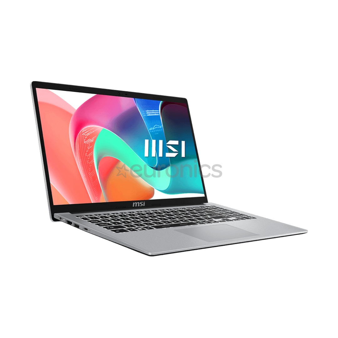 MSI Modern 15 F13M, 15,6'', i7, 16 ГБ, 512 ГБ, серебристый - Ноутбук