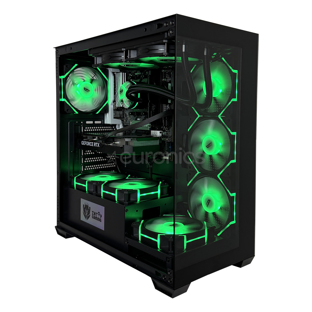 Intop Gaming R5 Aqua, Ryzen 5, 32 GB, 1 TB, RTX 5060 Ti, black - Desktop PC