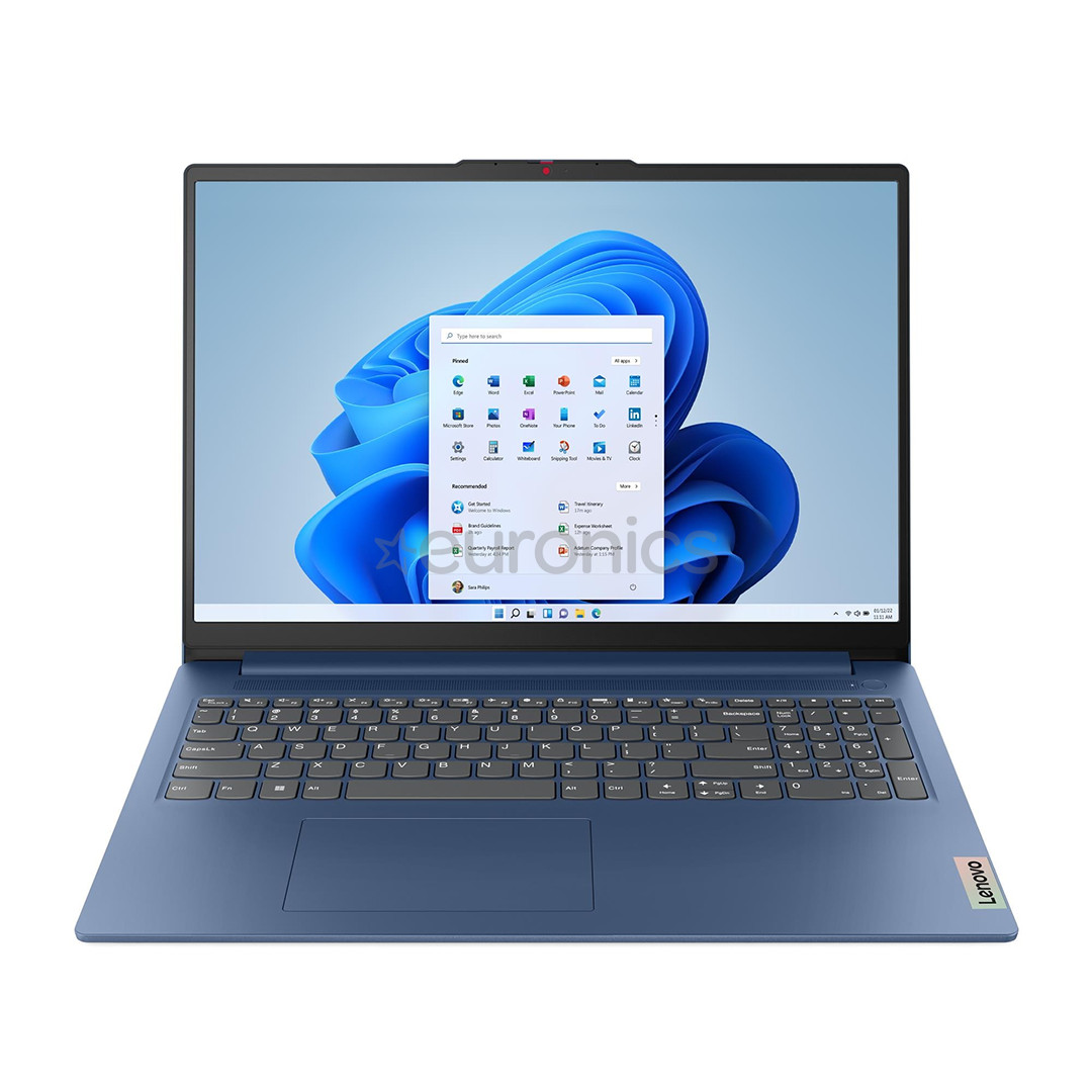 Lenovo IdeaPad Slim 3 16ABR8, 16'', WUXGA, Ryzen 7, 16 GB, 512 GB, ENG, tumesinine - Sülearvuti