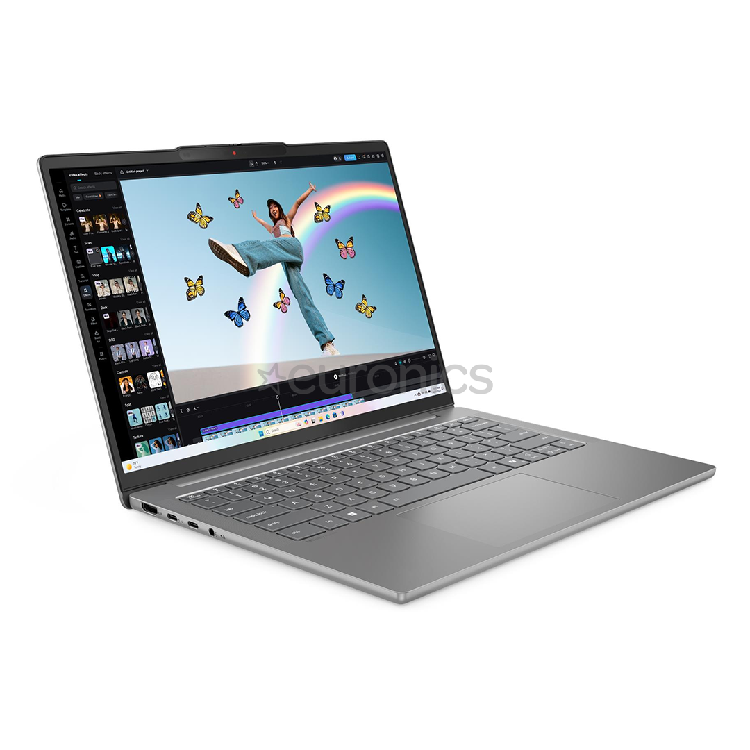 Lenovo IdeaPad Slim 5 14ARP10, 14'', WUXGA, OLED, Ryzen 7, 16 ГБ, 512 ГБ, ENG, серый - Ноутбук