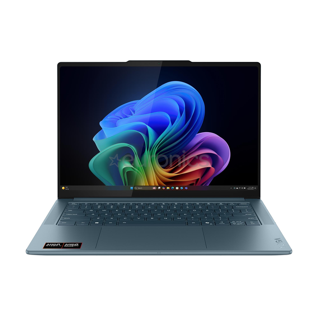 Lenovo Yoga 7 14ASP10, 14,5'', 3K, OLED, 90 Hz, Ryzen AI 9, 32 GB, 1 TB, ENG, tidal teal - Notebook