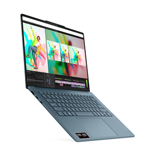 Lenovo Yoga 7 14ASP10, 14,5'', 3K, OLED, 90 Hz, Ryzen AI 9, 32 GB, 1 TB, ENG, tidal teal - Notebook
