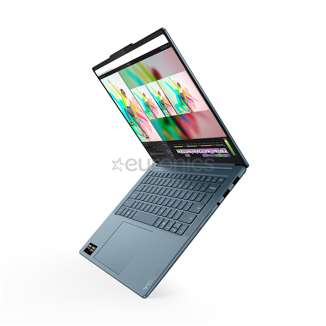 Lenovo Yoga 7 14ASP10, 14,5'', 3K, OLED, 90 Hz, Ryzen AI 9, 32 GB, 1 TB, ENG, tidal teal - Notebook