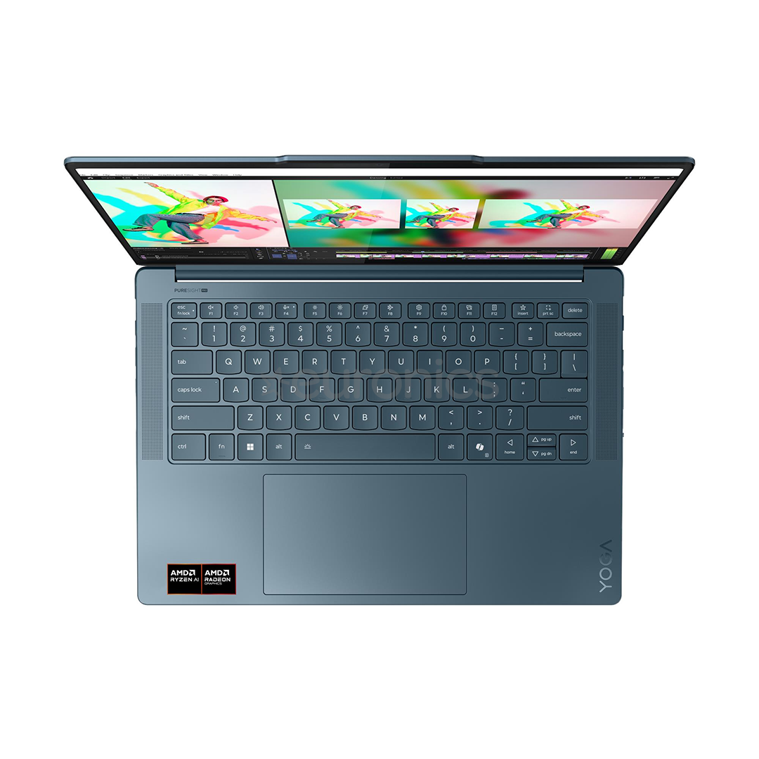 Lenovo Yoga 7 14ASP10, 14,5'', 3K, OLED, 90 Hz, Ryzen AI 9, 32 GB, 1 TB, ENG, tidal teal - Notebook