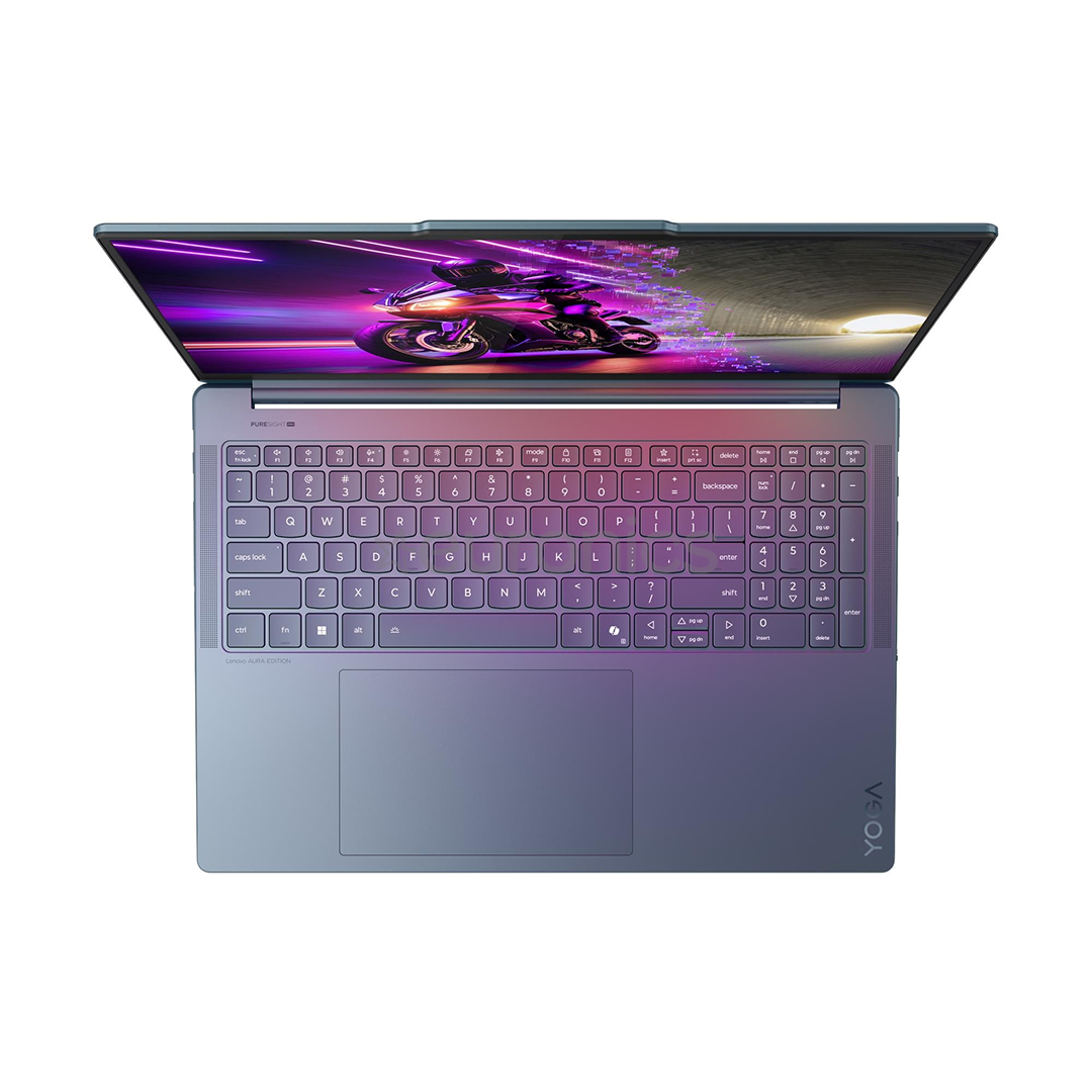 Lenovo Yoga Pro 9 16IAH10, 16'', 3.2K, OLED, 120 Гц, Ultra 9, 64 ГБ, 2 ТБ, RTX 5070, ENG, синий - Ноутбук