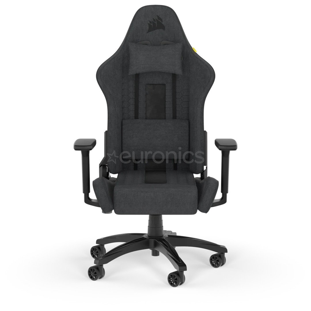 Corsair TC100 Relaxed Fabric, black/grey - Gaming chair