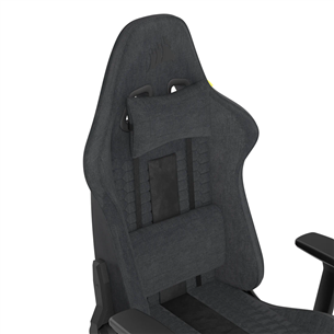 Corsair TC100 Relaxed Fabric, must/hall - Mänguritool