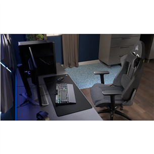 Corsair TC100 Relaxed Fabric, black/grey - Gaming chair