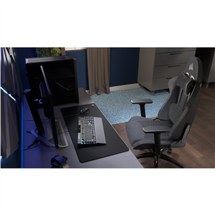 Corsair TC100 Relaxed Fabric, must/hall - Mänguritool